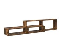 vidaXL Wall TV Stand 150 x 25 x 28.5 cm Engineered Wood, Living Room Storage, Modern Media Console, Durable Wall Tv Stand, Stylish Floating Unit for Urban Apartment Furniture