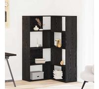 Corner Bookcase 4-Tier Corner Bookshelf Storage Cabinet Engineered Wood vidaXL