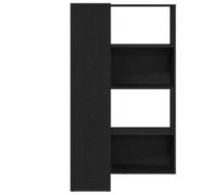 VidaXL Wardrobe 6-Tier 85 X 85 X 140 Cm Engineered Wood Black Oak