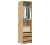 Vidaxl Wardrobe Artisan Oak 50X50X200 Cm Engineered Wood