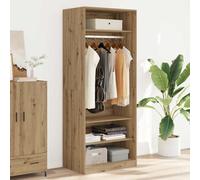 vidaXL Wardrobe Artisian Oak 80x50x200 cm Engineered Wood