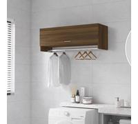 Vidaxl Wardrobe Brown Oak 100X32.5X35 Cm Engineered Wood, Brown