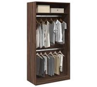 vidaXL Wardrobe Brown Oak 100x50x200 cm Engineered Wood
