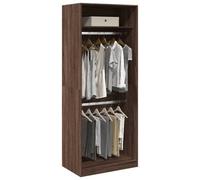 Vidaxl Wardrobe Brown Oak 80X50X200 Cm Engineered Wood