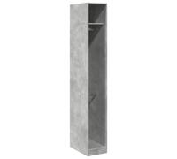 vidaXL Wardrobe Closet Clothes Storage Organiser Concrete Grey Engineered Wood