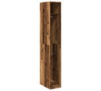 vidaXL Wardrobe Closet Clothes Storage Organiser Old Wood Engineered Wood