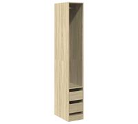 vidaXL Wardrobe Closet Clothes Storage Organiser Sonoma Oak Engineered Wood