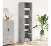 Vidaxl Wardrobe Concrete Grey 50X50X200 Cm Engineered Wood