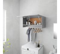 Vidaxl Wardrobe Concrete Grey 70X32.5X35 Cm Engineered Wood