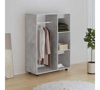 vidaXL Wardrobe Concrete Grey 80x40x110 cm Engineered Wood