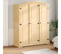vidaXL Wardrobe Corona 151.5x52x186 cm Solid Wood Pine
