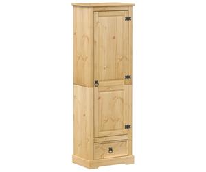 vidaXL Wardrobe Cupboard Closet Clothes Storage Organiser Solid Wood Pine