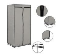 vidaXL Wardrobe Grey 75x50x160 cm