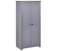 vidaXL Wardrobe Grey 80x50x171.5 cm Solid Pine Panama Range