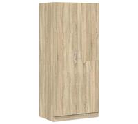 vidaXL Wardrobe Living Room Bedroom Clothing Cabinet Hanger Storage Shelf Organi
