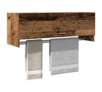 Vidaxl Wardrobe Old Wood 100X32.5X35 Cm Engineered Wood