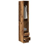 Svvalka Wardrobe Old Wood 30x50x200 cm Engineered Wood