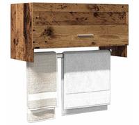 Vidaxl Wardrobe Old Wood 70X32.5X35 Cm Engineered Wood