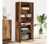 vidaXL Wardrobe Old Wood 80x50x200 cm Engineered Wood