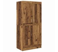 vidaXL Wardrobe Old Wood 82.5 x 51.5 x 180 cm Engineered Wood