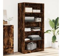 vidaXL Wardrobe Smoked Oak 100x50x200 cm Engineered Wood