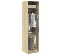 Vidaxl Wardrobe Sonoma Oak 50X50X200 Cm Engineered Wood