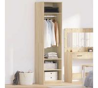 Vidaxl Wardrobe Sonoma Oak 50X50X200 Cm Engineered Wood