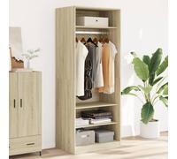 Svvalka Wardrobe Sonoma Oak 80x50x200 cm Engineered Wood