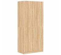 Vidaxl Wardrobe Sonoma Oak 90X52X200 Cm Engineered Wood, Brown