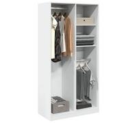 Svvalka Wardrobe White 100x50x200 cm Engineered Wood