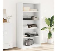 Vidaxl Wardrobe White 100X50X200 Cm Engineered Wood