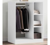 Wardrobe Organiser Bedroom Closet Clothes Storage Shelf Engineered Wood vidaXL