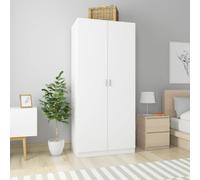 Vidaxl Wardrobe White 90X52X200 Cm Engineered Wood Wardrobes