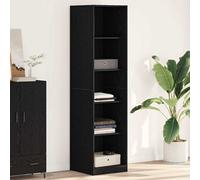 Corner Bookcase 4-Tier Corner Bookshelf Storage Cabinet Engineered Wood vidaXL