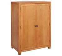 vidaXL Wardrobe with Storage with Door Brown Engineered wood, Living Room Storage, Modern Cabinet, Rectangular Design, Durable Pine Cabinetry, Minimalist Indoor Shelving, Versatile Use