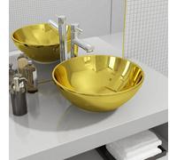 Vidaxl Wash Basin 32.5X14 Cm Ceramic Gold