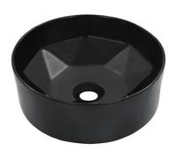 vidaXL Wash Basin 36x14cm Ceramic Black Bathroom Washroom Wash Bowl Sink Unit