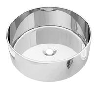 Vidaxl Wash Basin 40X15 Cm Ceramic Silver