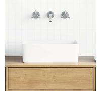 Vidaxl Wash Basin 40X30X13 Cm Ceramic White