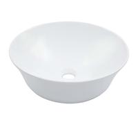vidaXL Wash Basin 41x12.5cm Ceramic White Bathroom Washroom Wash Bowl Sink