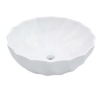 vidaXL Wash Basin 46x17 cm Ceramic White UK GF0