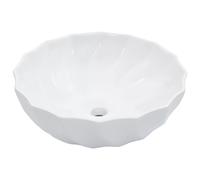 vidaXL Wash Basin 46x17 cm Ceramic White UK GF0