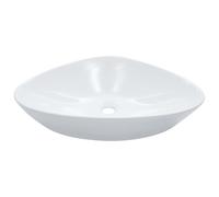 vidaXL Wash Basin 58.5x39x14 cm Ceramic White