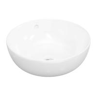 vidaXL Wash Basin, Basin Sink for Cloakroom Restroom Bathroom, Countertop Wash S