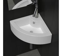 Vidaxl Wash Basin With Overflow 45X32X12.5 Cm White