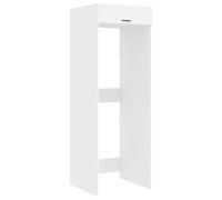 vidaXL Wash Machine Cabinet with Door 2 pcs White 67.5 x 68 x 200 cm, Modern Bathroom, Rectangular Design, Durable Materials, Ample Storage Options for Enhanced Functionality Stylish Appeal