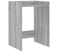 vidaXL Wash Machine Cabinet with Storage Grey Sonoma 67.5 x 62 x 97 cm