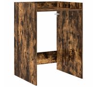 vidaXL Wash Machine Cabinet with Storage Smoked Oak 67.5 x 62 x 97 cm