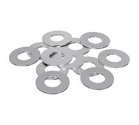 vidaXL Washers 12 pcs Silver 16 x 16 x 1.5 cm Iron