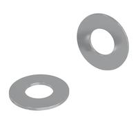 vidaXL Washers 2 pcs Silver 16 x 16 x 1.5 cm Iron, Application Part, Functional Washer, Modern Hardware Accessory, DIY Supplies, Structural Component, Building Support